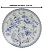 JOGO 4 XICARAS CAFE COM PIRES HORTENSIA 90ml AZUL - Imagem 7