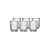 Jogo 6 Copos De Vidro 280ml Premium Bliss - Imagem 5