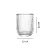 Jogo 6 Copos De Vidro 280ml Premium Bliss - Imagem 3