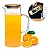 Jarra De Vidro 1l Com Tampa De Bambu Long Fresh Wellmix - Imagem 5