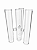 Vaso Vidro 4 Tubos De Ensaio 20x13,5cm Lilian Gift - Imagem 3