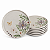 Conjunto 6 Pratos Sobremesa Basic Bloom 19,5cm Porto Brasil - Imagem 1