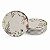Conjunto 6 Pratos Raso Basic Bloom 25cm Porto Brasil - Imagem 1