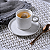 Jogo 6 Xícaras De Chá 150ml Com Pires Basic Stoneware Snow - Imagem 4