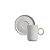 Jogo 6 Xícaras De Café 90ml Com Pires Basic Stoneware Snow - Imagem 5