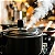 Panela de Pressão 3l Antiaderente Ceramic Vapt Preto Brinox - Imagem 3