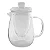Chaleira de Vidro 650ml Com Filtro Infusor Warmup Wellmix - Imagem 1