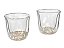Jogo 2 Copos 100ml de Vidro Parede Dupla Glass Wellmix - Imagem 1