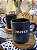 Jogo 2 Canecas de Ceramica 200ml Preto Domy Coffee Wellmix - Imagem 4