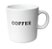 Caneca de Ceramica 200ml Branca Domy Coffee Wellmix - Imagem 1