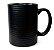 Caneca 320ml Preta Cerâmica Grace Wellmix - Imagem 1