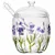 Meleira Lavanda 180ml Cristal Com Pegador Hand Painting Lyor - Imagem 1