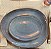 Jogo 2 Pratos Sobremesa Oval 22,5cm Breeze Stoneware Porto Brasil - Imagem 2