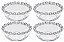 Conjunto 4 Bowls De Cristal 8,5x4cm Pearl Wolff - Imagem 1
