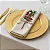 Conjunto 6 Sousplat 33cm Opala Dourado Lyor - Imagem 3