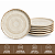 JG 6 Pratos Sobremesa 21,5cm Stoneware Bio Mirage Porto Brasil - Imagem 1