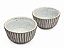 Jogo 2 Ramequim 9x5cm Linhas Echo Stoneware Porto Brasil - Imagem 1