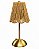 Luminária de Mesa Abajur 30x13cm Tátil Rattan Gold Copa&Cia - Imagem 1