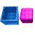 Forma de Silicone - Puff Quadrado - Imagem 3