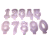 Forma de Silicone - Numeros 0 ao 9 - Imagem 2