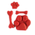 Forma de Silicone - Mini Ossinho e Patinha Dog 4 cav - Imagem 2