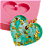 Forma de Silicone - Pingente Coração 3 cav - Imagem 3