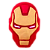 Forma de Silicone - Rosto Homem de Ferro - Imagem 2