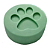 Forma de Silicone - Patinha Redonda Dog Cão - Imagem 2