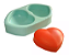 Forma de Silicone - Coração G 2 cav - Imagem 1