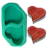 Forma de Silicone - Coração Ondulado 2 cav - Imagem 1