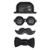 Forma de Silicone - Kit Pai Bigode Gravata Óculos Chapéu - Imagem 2