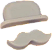 Forma de Silicone - Chapeu e Bigode Pai - Imagem 2