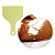 Espátula para Chocolate - Amarela - Imagem 1