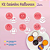 Kit Carimbos Halloween Rosa Bebê (2 Cm) - 7 Pc - Imagem 5