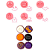 Kit Carimbos Halloween Rosa Bebê (2 Cm) - 7 Pc - Imagem 2