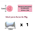 Kit Carimbos Batizado Rosa Bebê (2 Cm)  - 7 Pc - Imagem 3