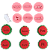 Kit Carimbos Desejos Rosa Bebê (2 Cm) - 7 Pc - Imagem 1