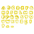 Cortador Letras (2 cm) - 38 Pc - Imagem 2
