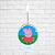 Vela Dupla Face Peppa Pig - Redonda - Imagem 2