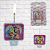 Vela Dupla Face Princesas Mod2 - Quadrada - Imagem 2
