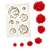 Forma de Silicone - Mini Rosas 7 cav - Imagem 1