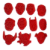 Forma de Silicone - Mini Rosto Herois 11 Cav - Imagem 2