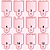 Mini Espátula Acrilico 10x6cm Modelo 4 - Rosa Shine - Imagem 2