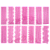 Kit 14 Espátula Acrilico 20x7cm - Rosa Shine - Imagem 1