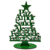 Arvore de Natal Pedidos MDF 20cm Verde - Imagem 1