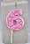 Vela de Biscuit nº 6 - Rosa - Imagem 1