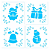 Kit Mini Stencils Natal 1 - 4 Pçs - Imagem 6