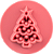 Kit Carimbos Natal Iluminado Rosa Bebê (2 Cm) c/ 7 Pçs - Imagem 9