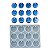 Forma de Silicone - Signos 12 cav mod 1 - Imagem 1