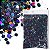 Glitter Flocado Holográfico 4 - Preto 50g - Imagem 1